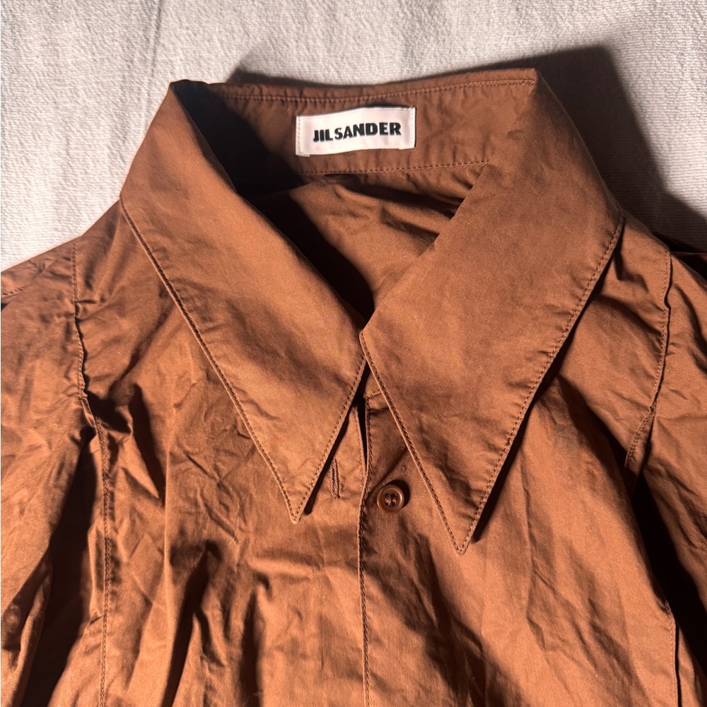 Jil Sander Copper Button Down Shirt - Picture 3 of 5